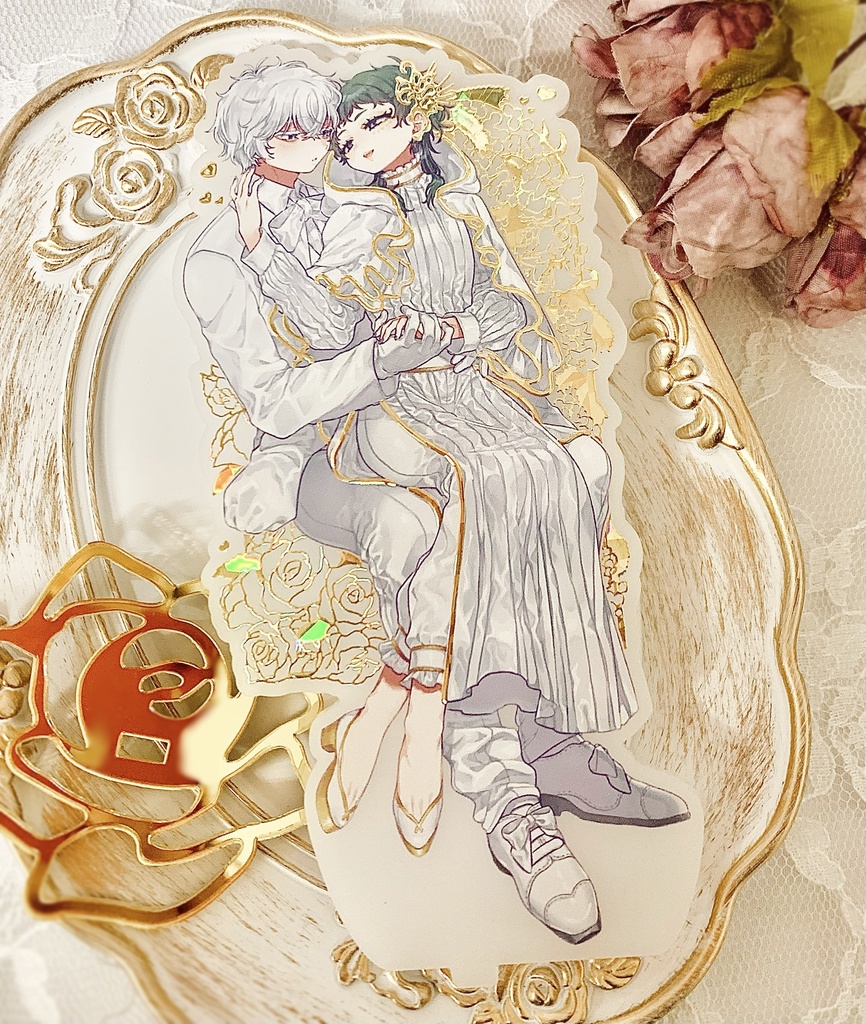 WD🤍💙アクスタ