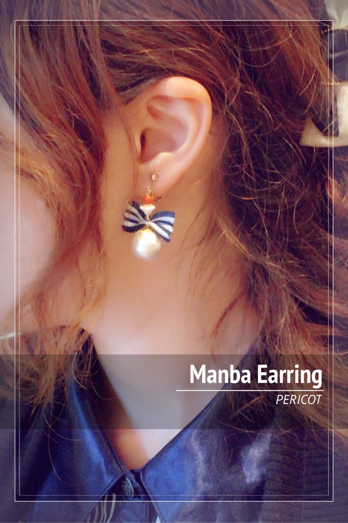 まんばイヤリング(ピアス変更可)◆10/9閃華新作