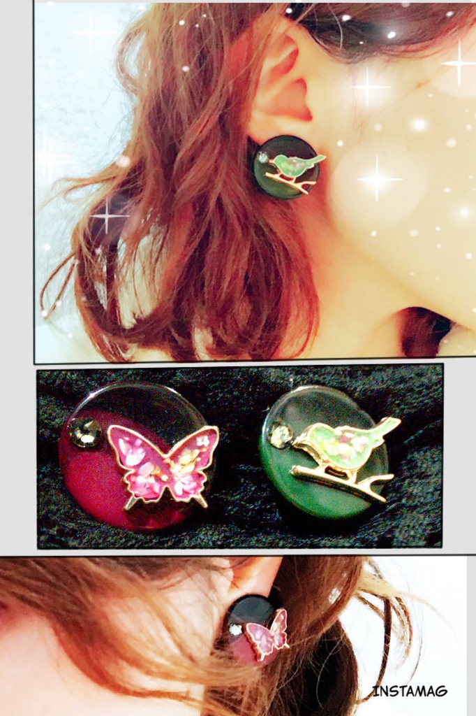 こびぜんイヤリング(鶯丸、大包平) ◆12/10閃華新作