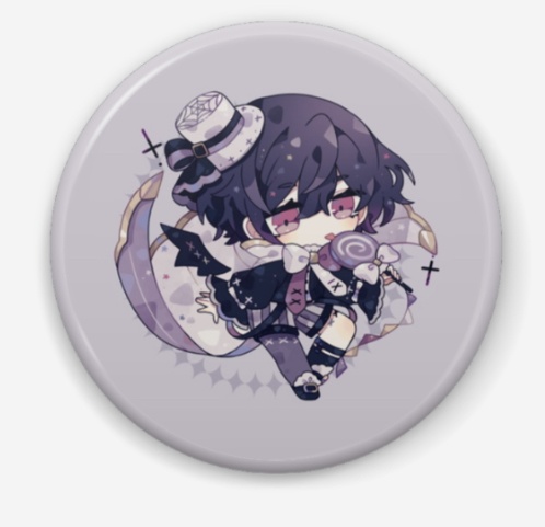 神楽ゆあ 缶バッチハロウィン限定ver.2