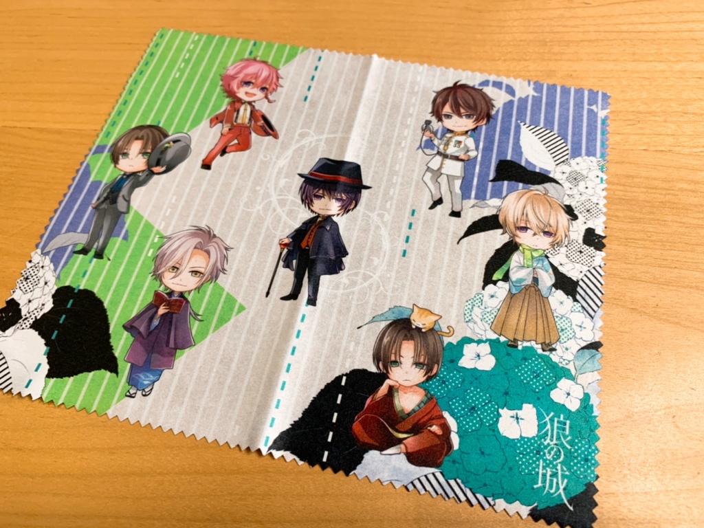 【狼の城】ミニキャラ/マルチクロス/メガネ拭き/