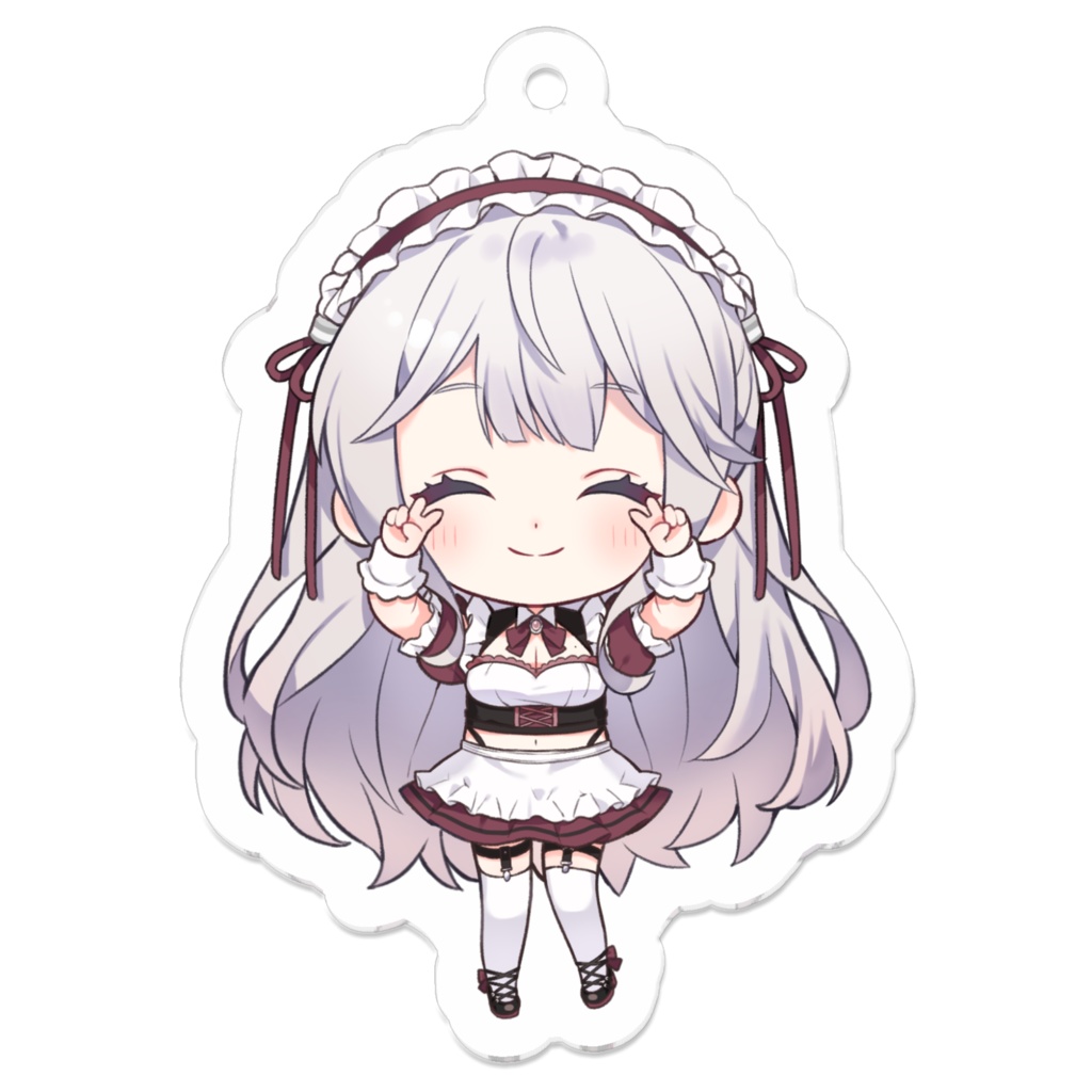 華澤なこ*SDキャラ アクリルキーホルダー ①笑顔