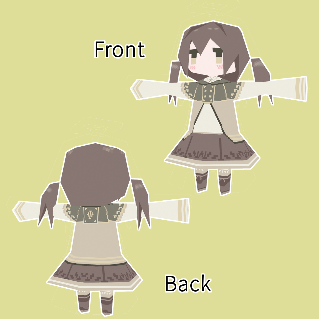 front and back