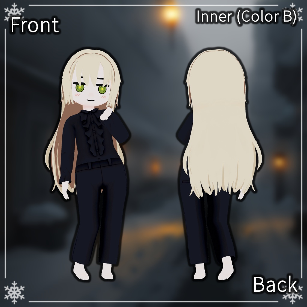 【衣装】冬コート(Rapa用)