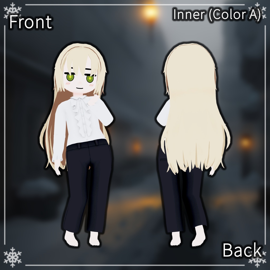 【衣装】冬コート(Rapa用)