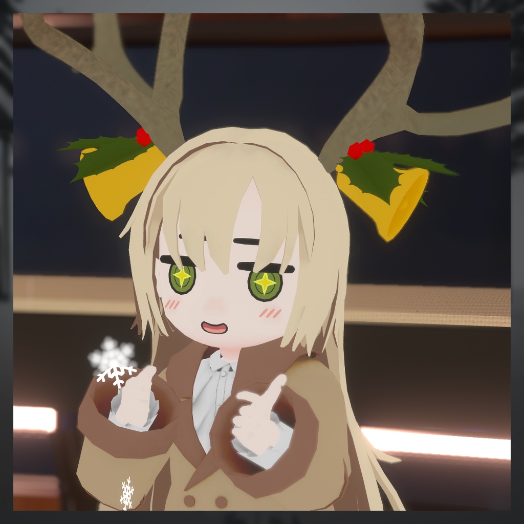 【アクセサリー】トナカイの角