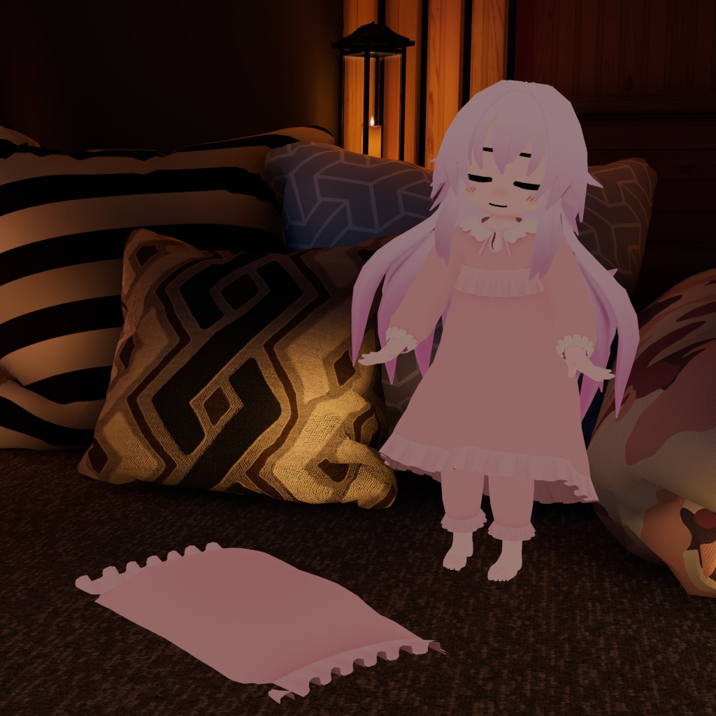 【衣装】ぱじゃまくら(Rapa, Daphea用)