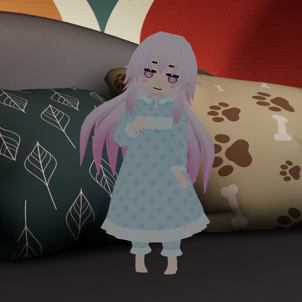 【衣装】ぱじゃまくら(Rapa, Daphea用)