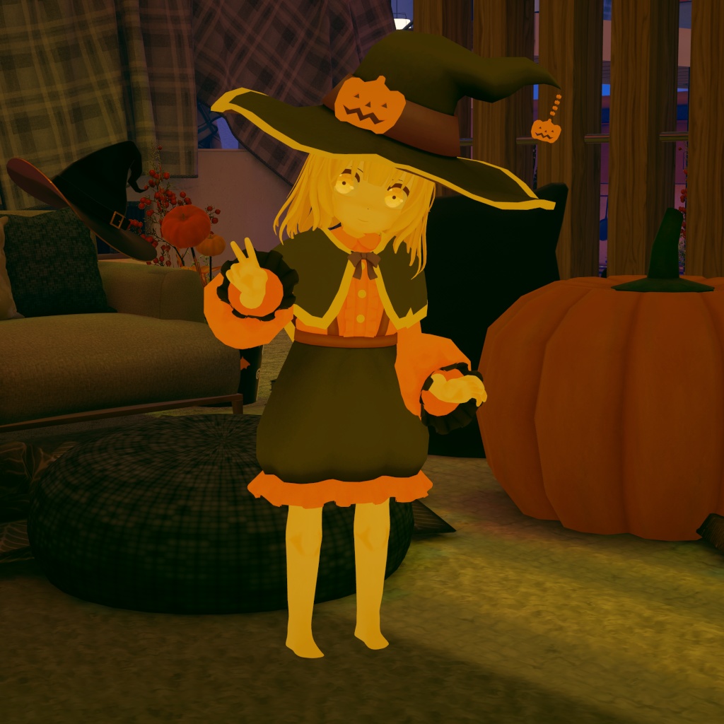 【衣装】Halloween Dress(Itera, Rapa, Daphea, Noron対応)