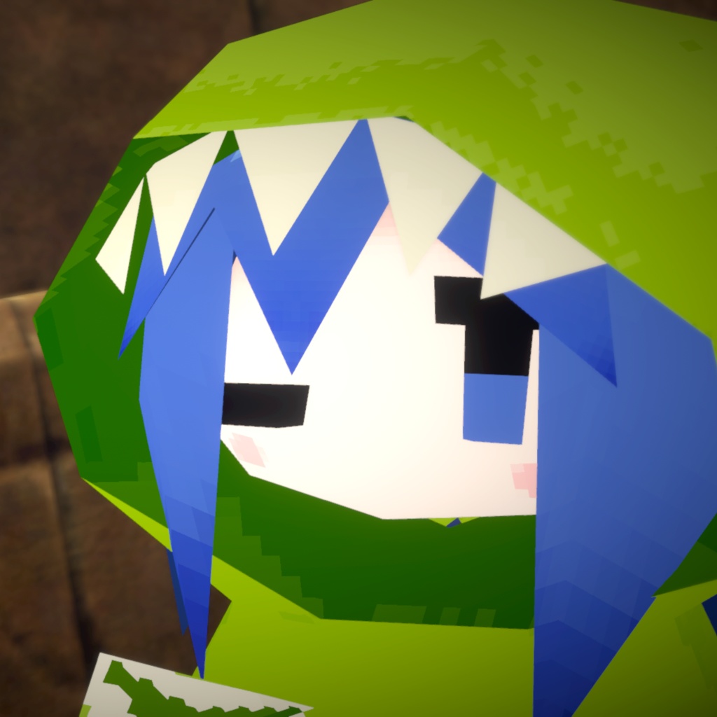 【衣装】ローポリ恐竜着ぐるみ(Lolowy P シリーズ対応)