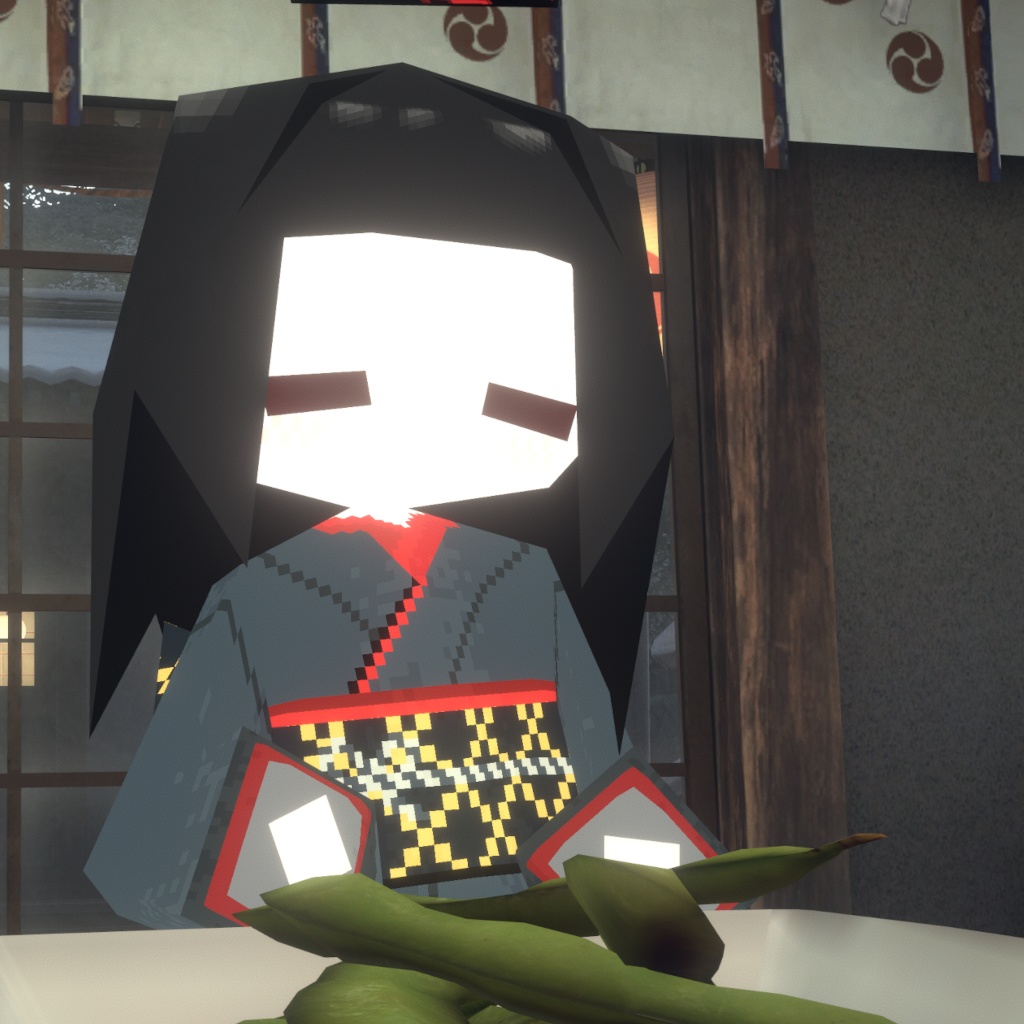 【衣装】ローポリ振袖(Lolowy P シリーズ対応)