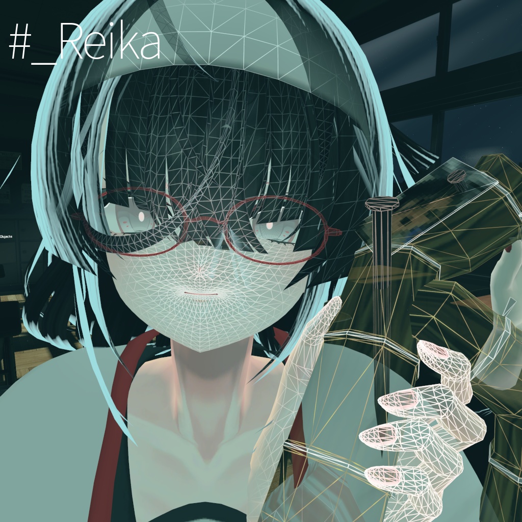 【シェーダー】ワイヤーフレームシェーダー