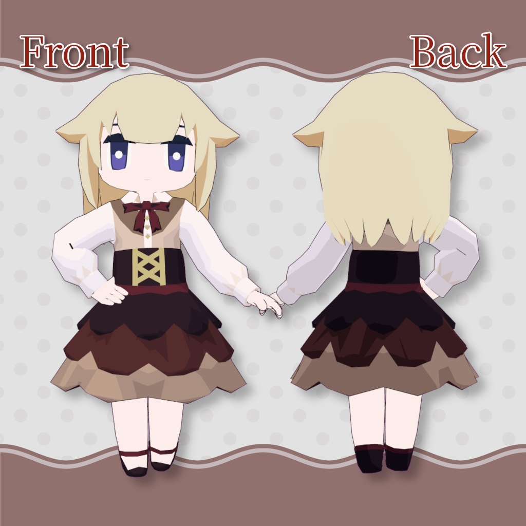 【衣装】Chocolate Dress(Midylop1対応)