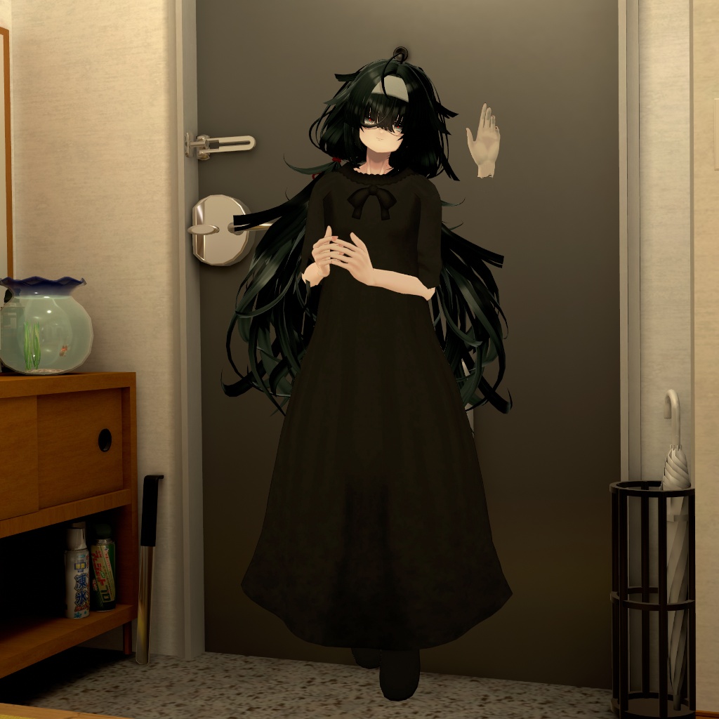 【衣装】Nightgown(やせぎすちゃん素体対応)