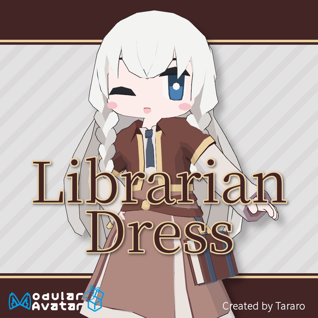 【衣装】Librarian Dress（Midylop1, 2対応）