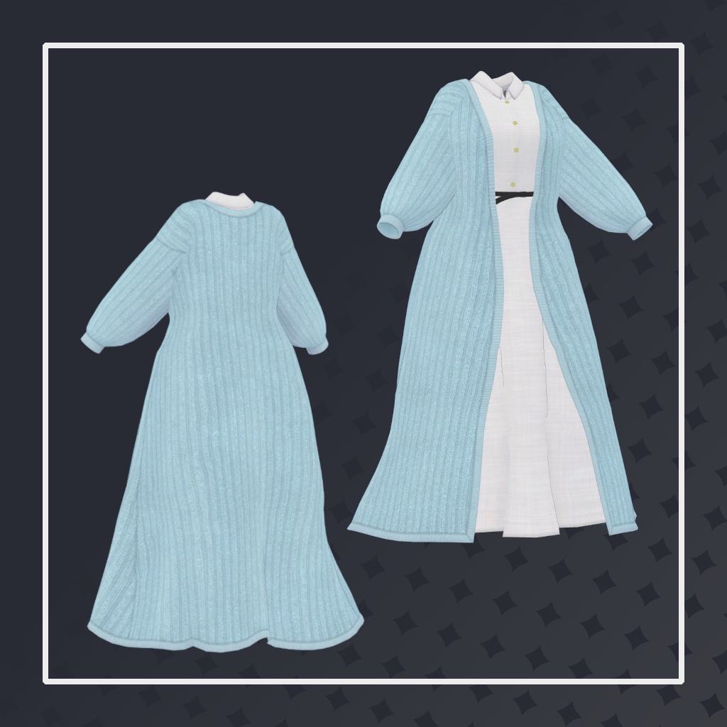 【衣装】LongCardigan(Airina対応)