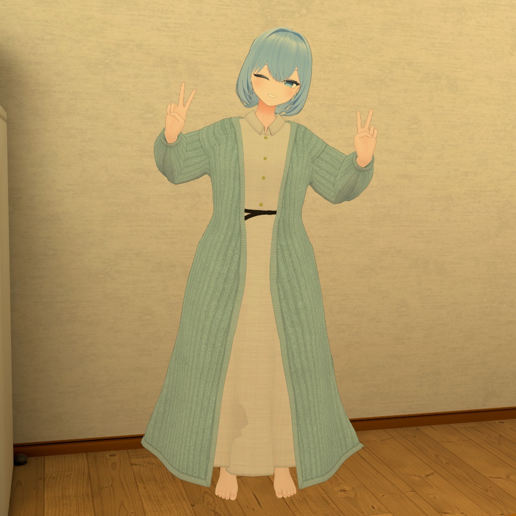 【衣装】LongCardigan(Airina対応)