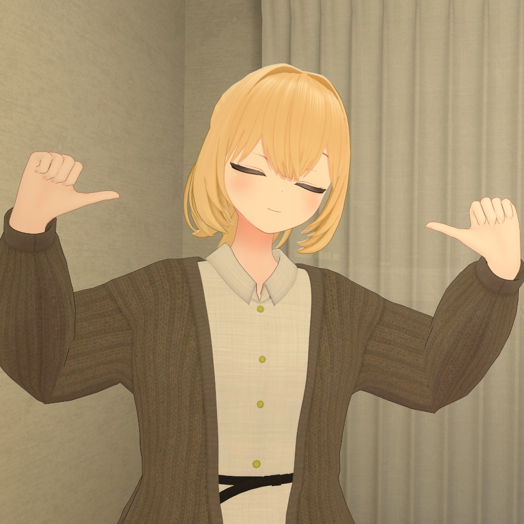 【衣装】LongCardigan(Airina対応)