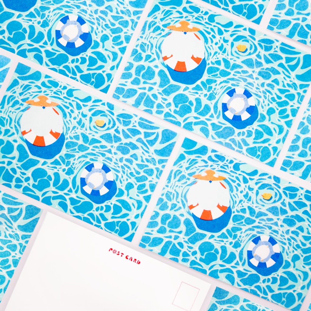 ポストカード・ぷかぷか