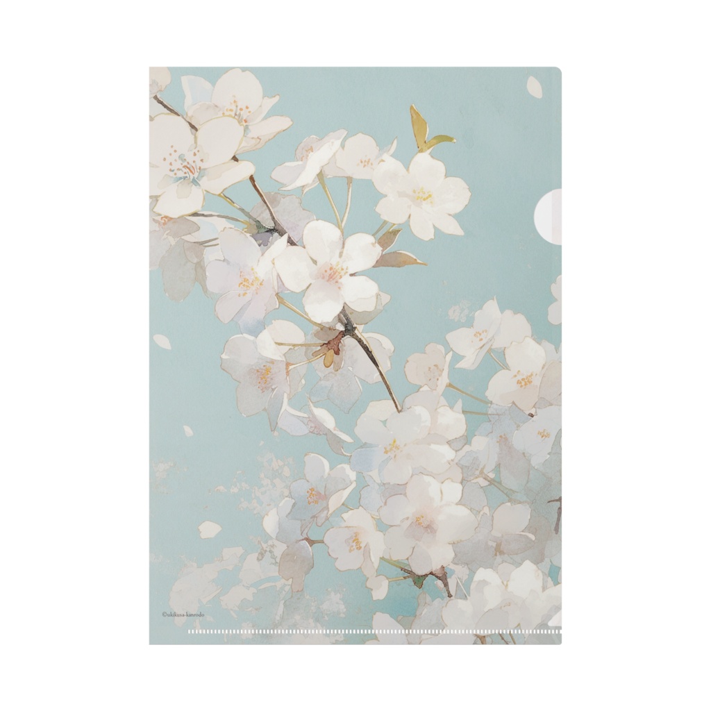 A4クリアファイル（桜）