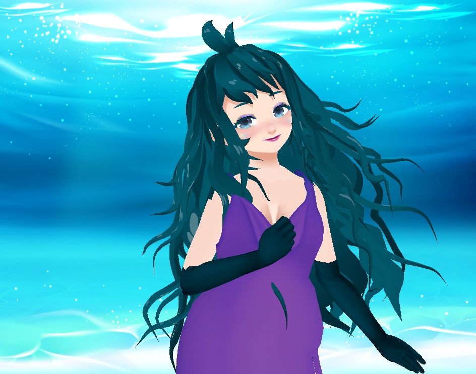 Mermaid Hair Vroid Preset | 人魚の髪