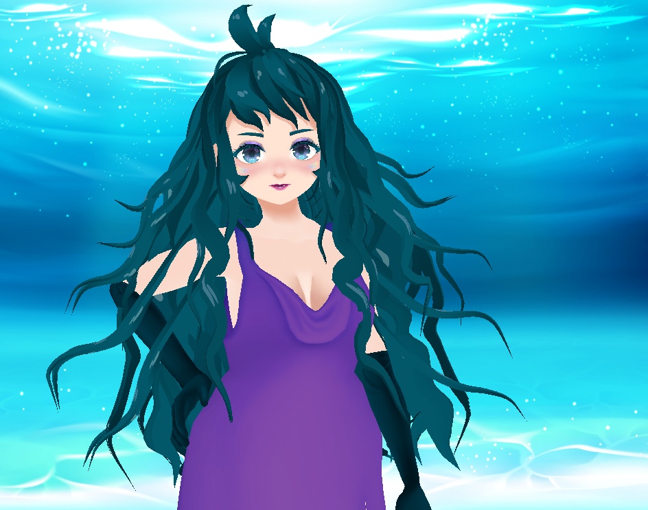 Mermaid Hair Vroid Preset | 人魚の髪