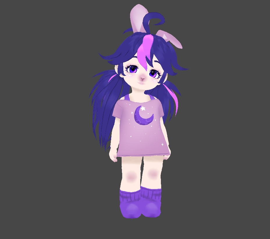 Phoebe the Bunny Girl and Hair Preset | ウサギの女の子フィービーちゃんと髪型プリセット