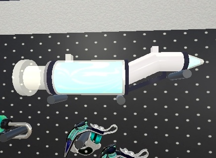 Syringe Charger (Splatoon Fan Weapon) / 注射器チャージャー (『スプラトゥーン』ファンメイド武器) (Unity / VRChat Assumption)