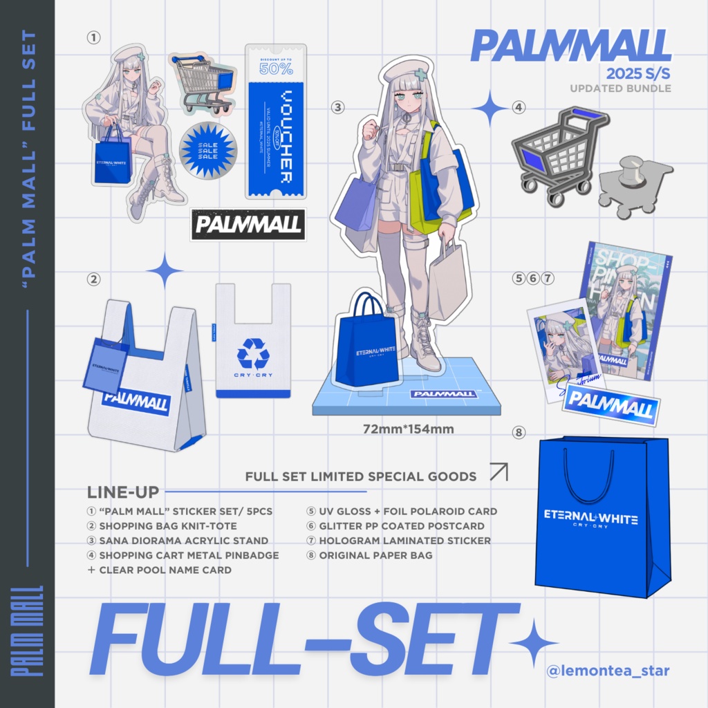 “PALM MALL” FULL SET