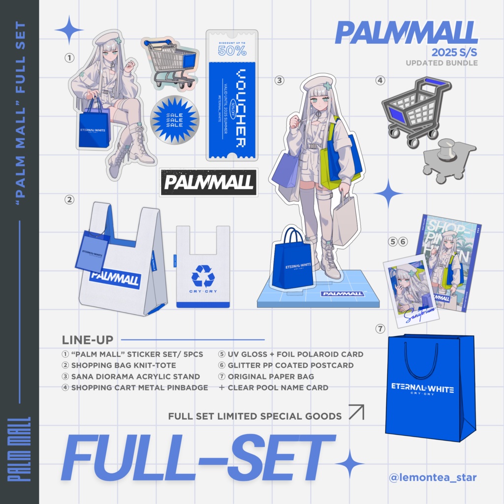 “PALM MALL” FULL SET