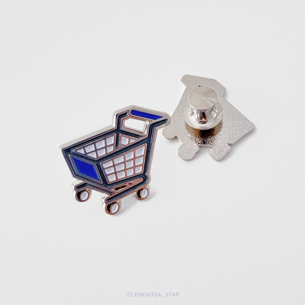 Shopping Cart Pinbadge