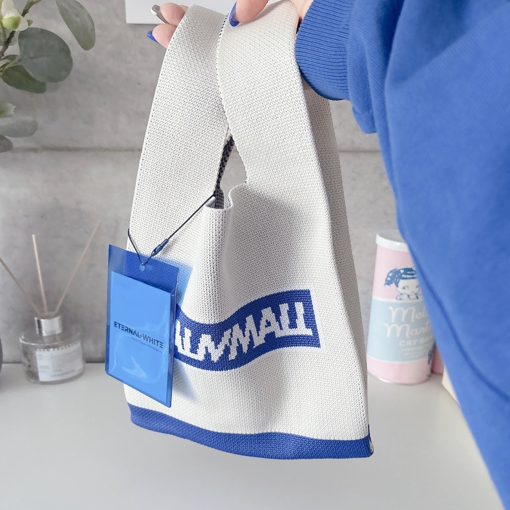 Shopping Bag Knit-Tote