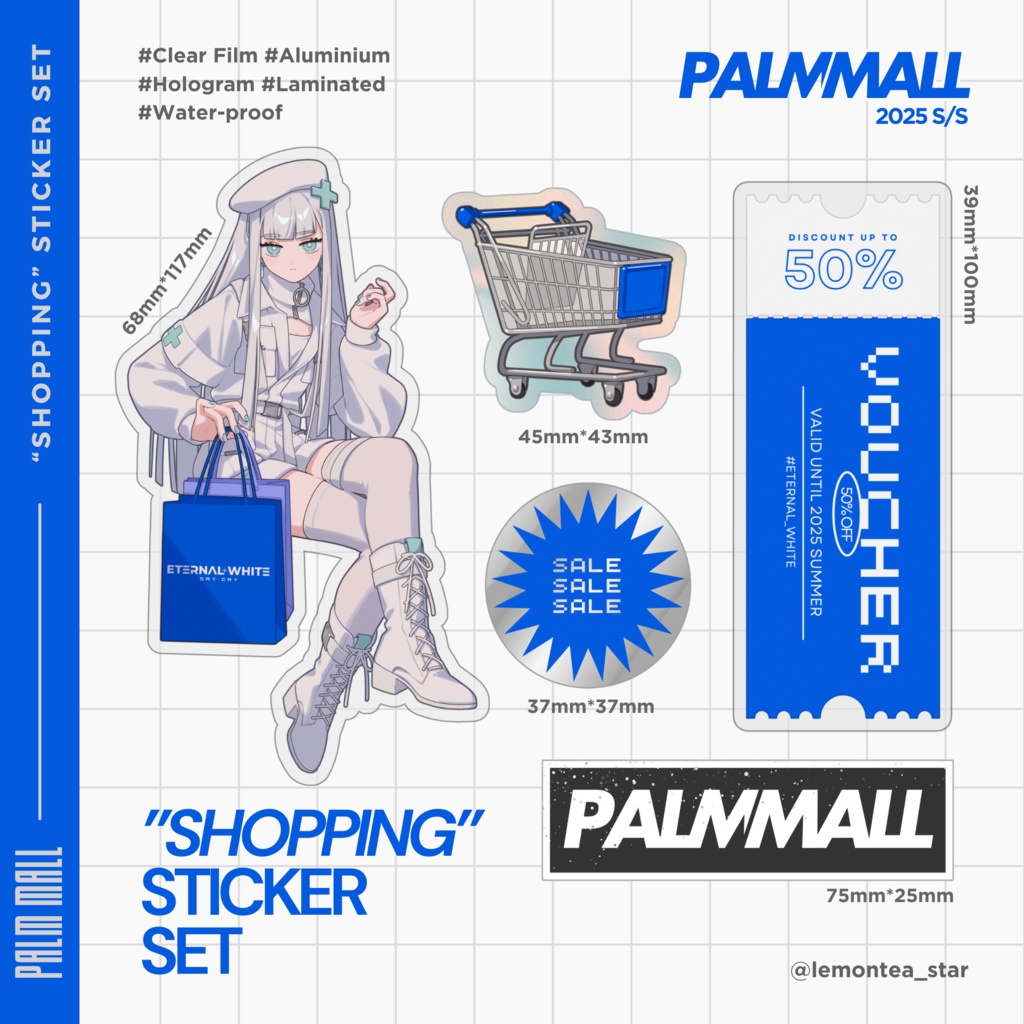 Sticker Set / PALM MALL