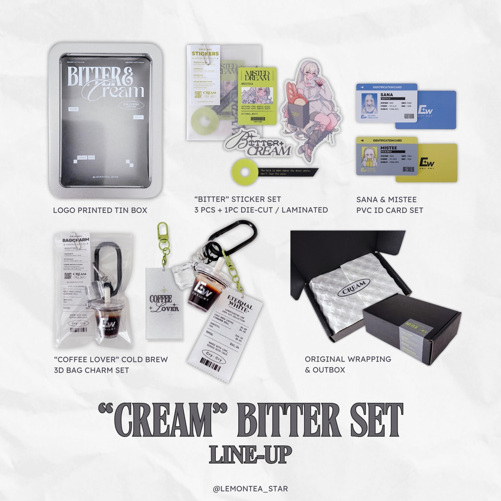 “CREAM” BITTER SET