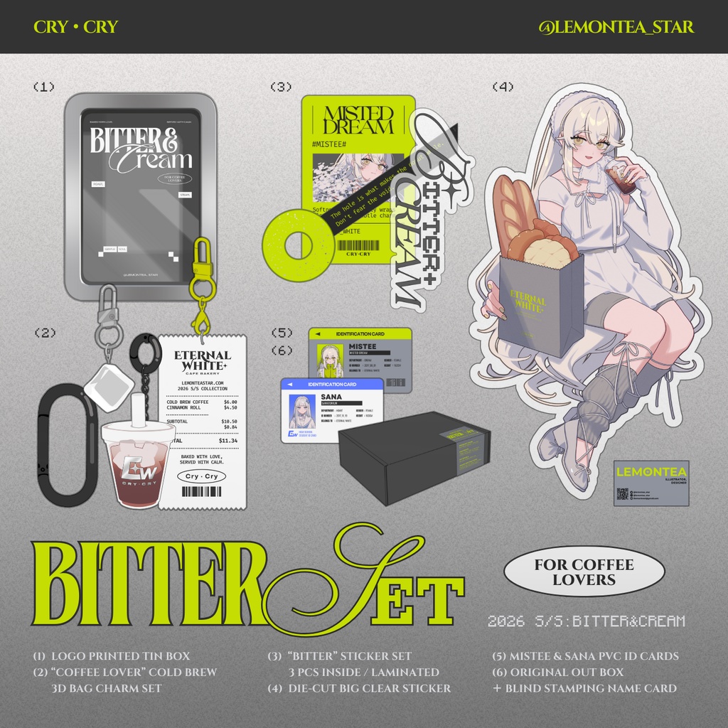 “CREAM” BITTER SET