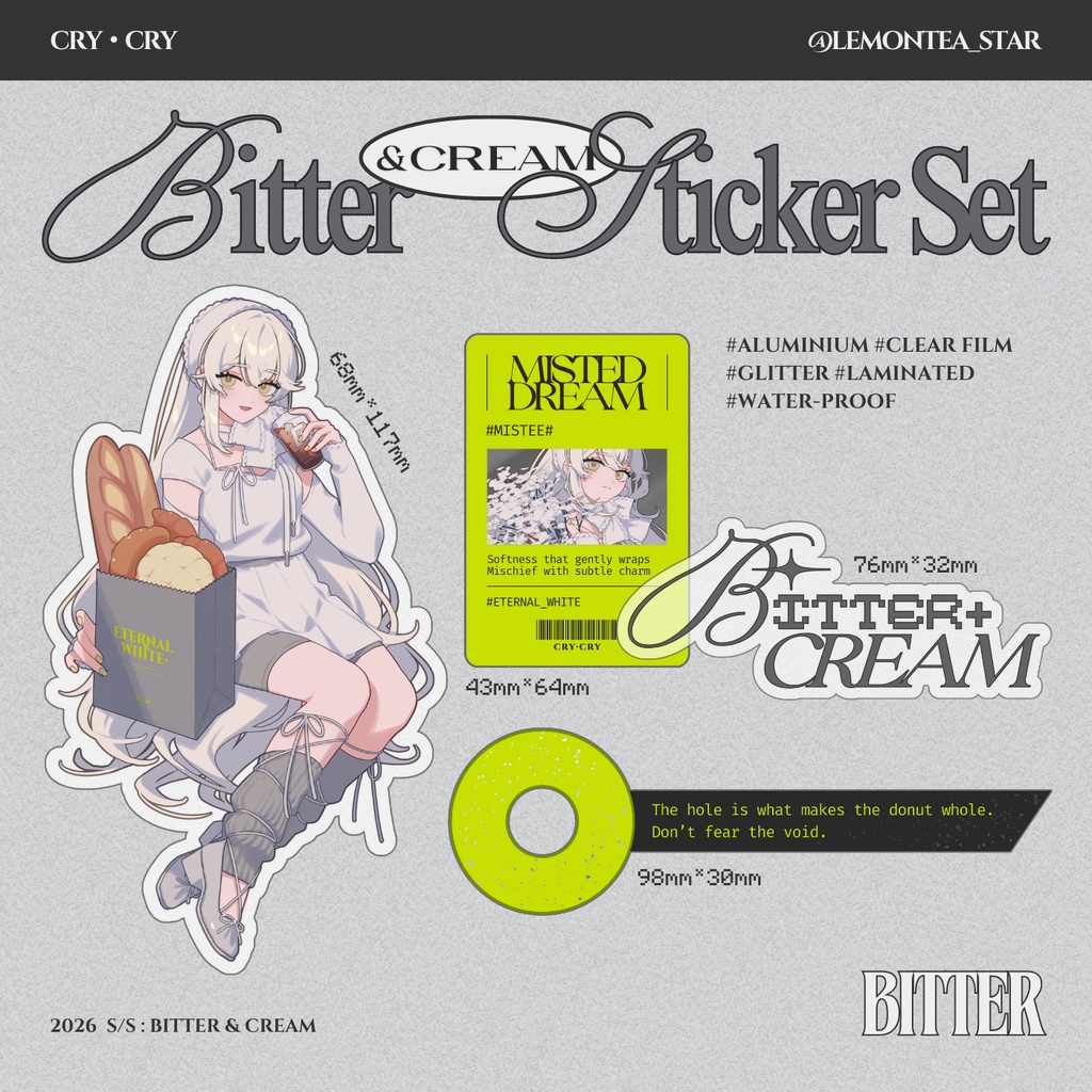“CREAM” BITTER SET
