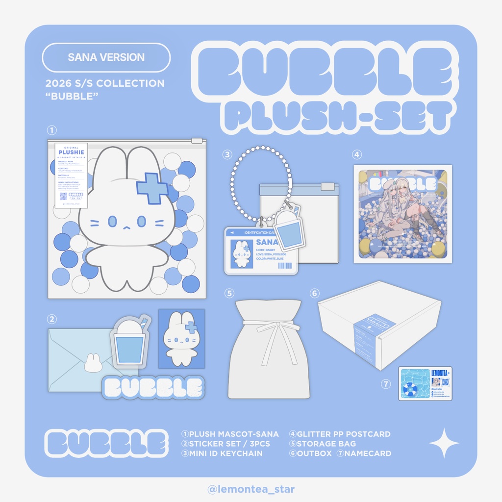 “BUBBLE” SET / SANA