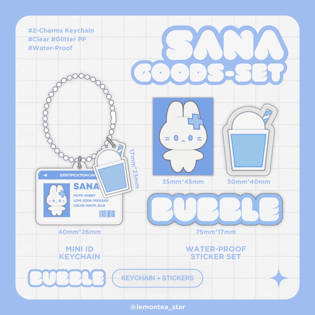 “BUBBLE” SET / SANA