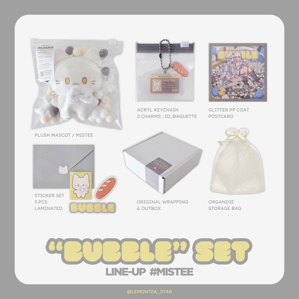 “BUBBLE” SET / MISTEE