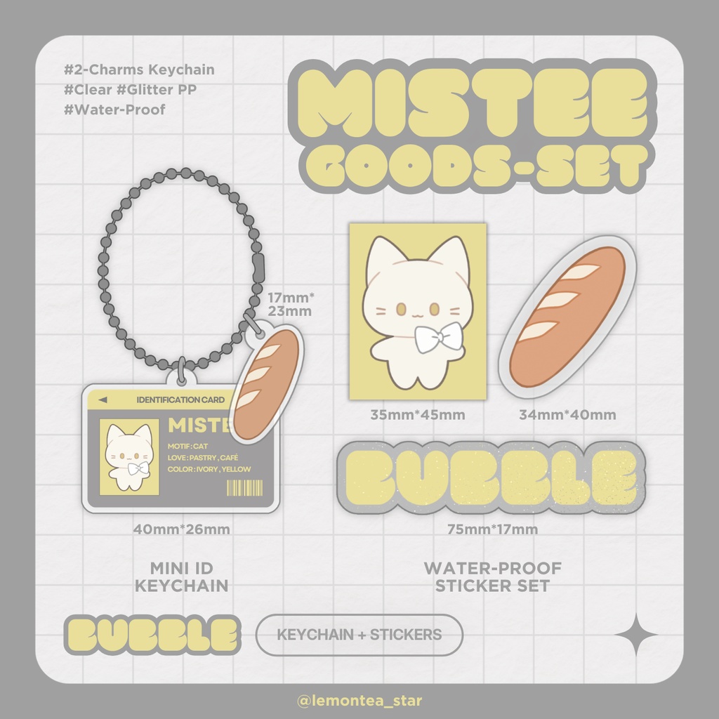 “BUBBLE” SET / MISTEE