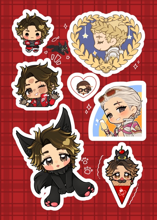 ハーフカットシール　スパロー