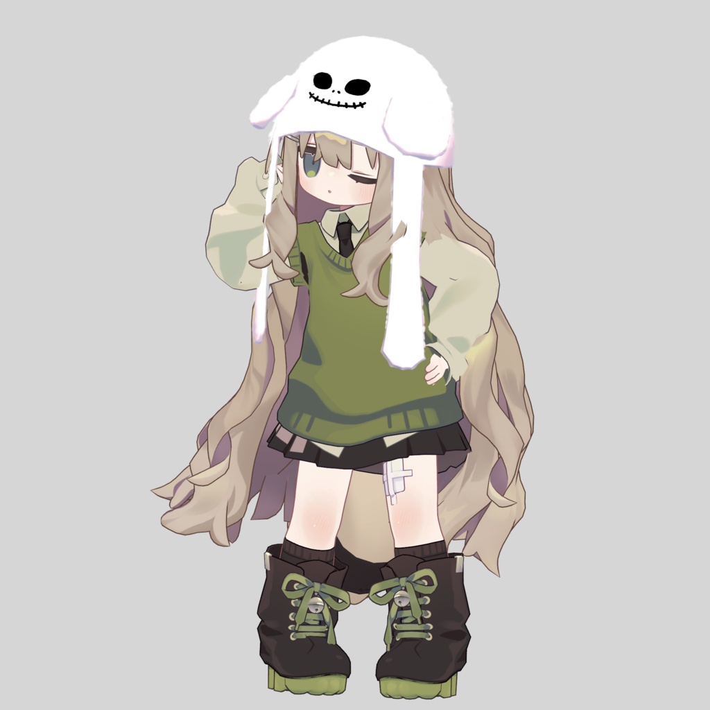 「おててぴょこぴょこ帽子 ハロウィン.ver」【Modular Avatar対応】
