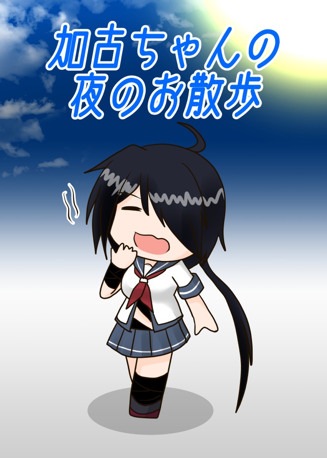 加古ちゃんの夜のお散歩