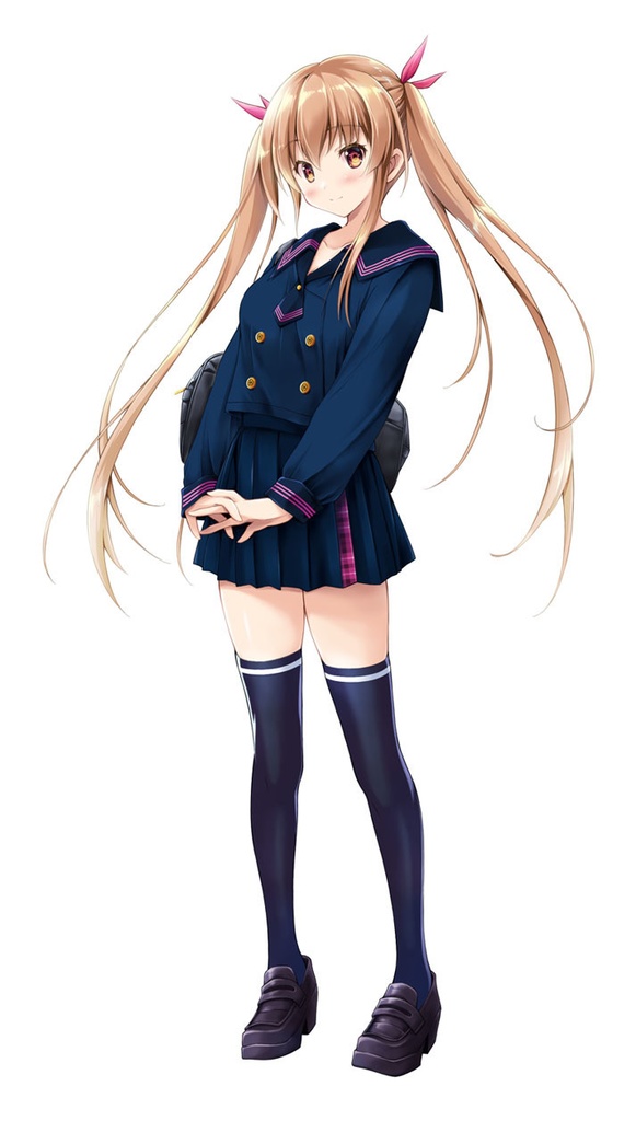 制服少女「さやか」冬制服アクリルフィギュア