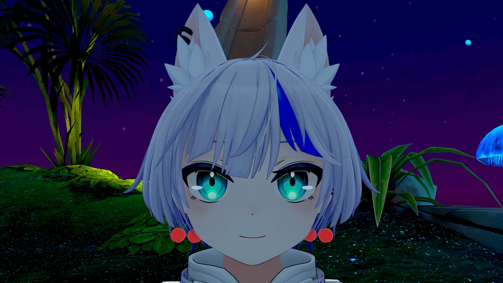 双子のさくらんぼピアス　【vrchat想定】　【3Dモデル】