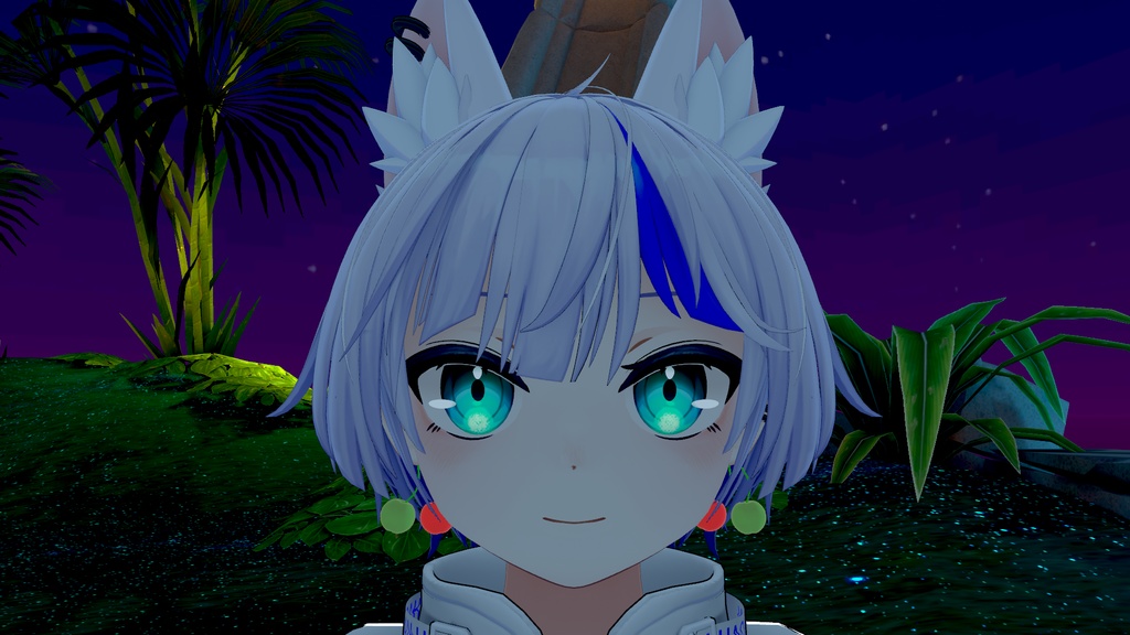 双子のさくらんぼピアス 【vrchat想定】 【3Dモデル】