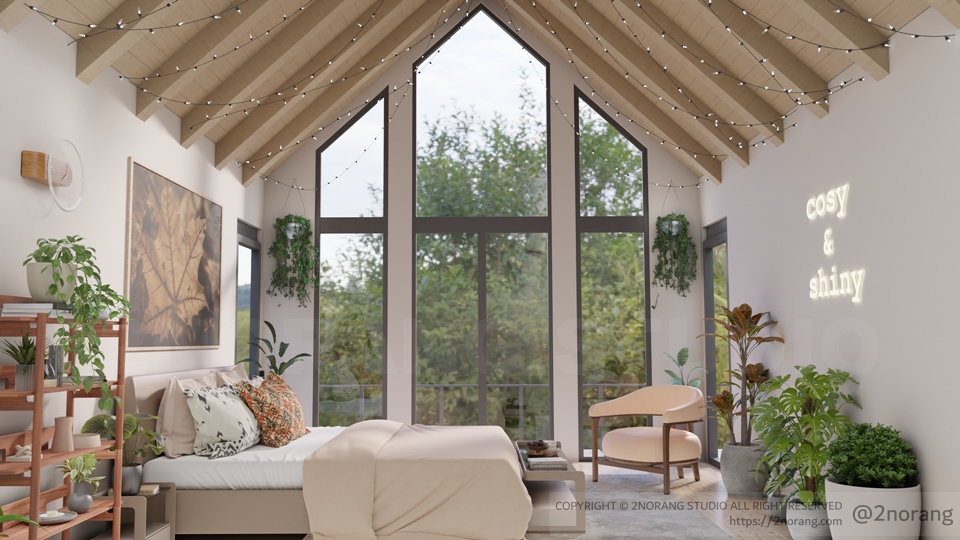 [방송 배경 화면] 配信部屋( VTuber向け）cozy & shine room