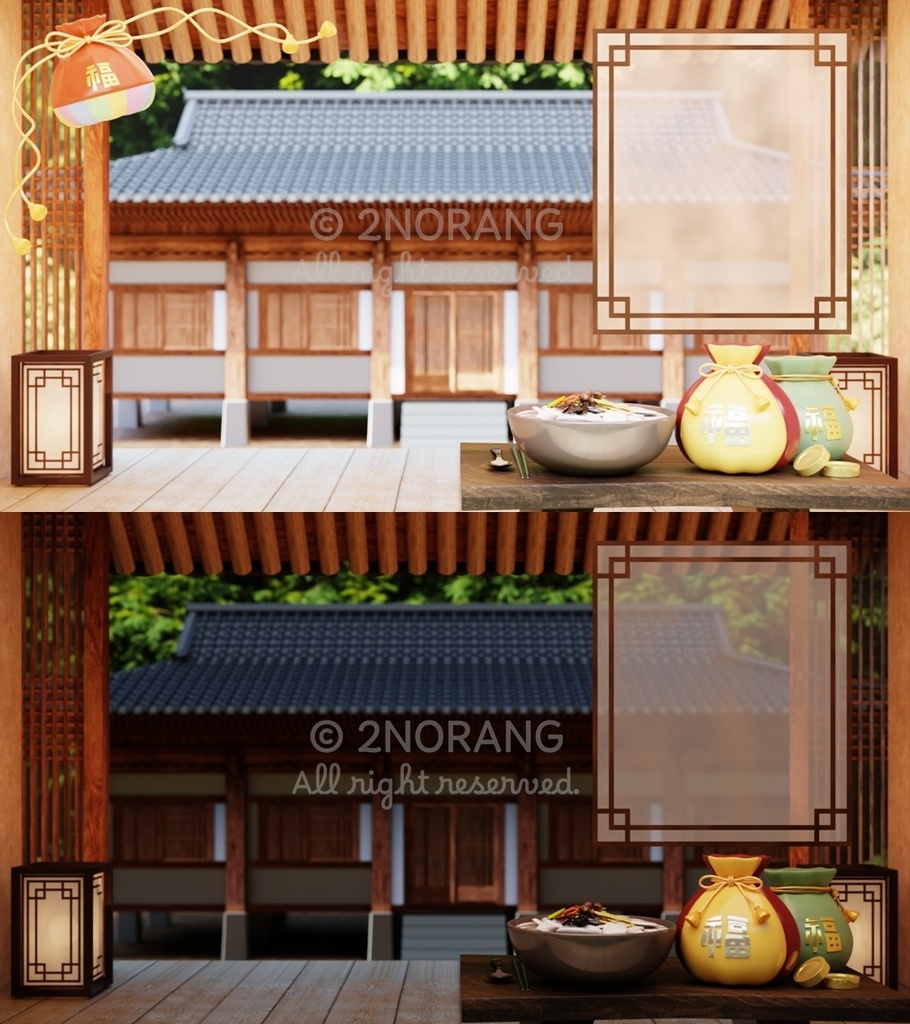 [방송 배경 화면] 配信部屋( VTuber向け）happy new year (sale!!)