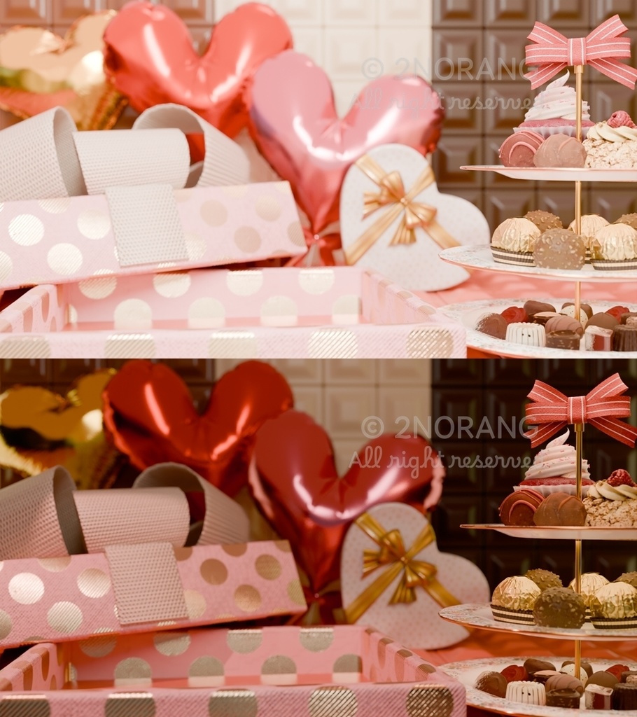 [방송 배경 화면] 配信部屋( VTuber向け）Sweet Valentine's Day! (sale!!)