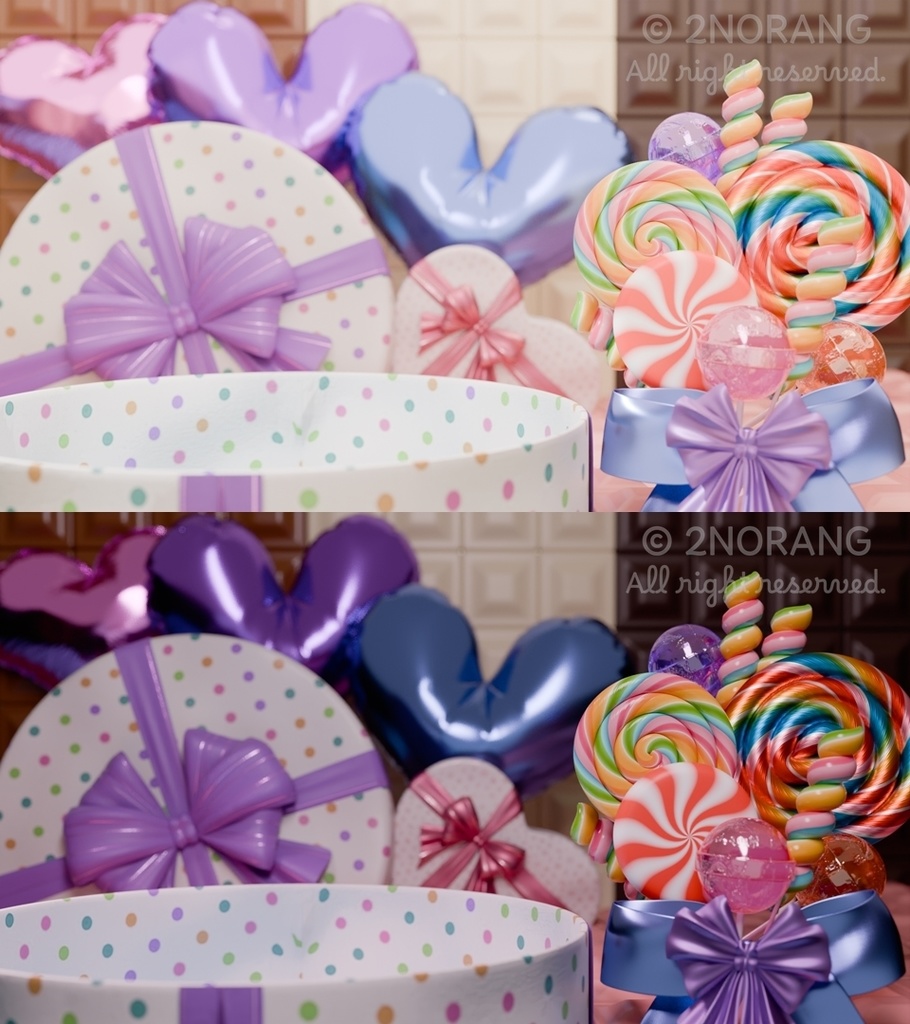 [방송 배경 화면] 配信部屋( VTuber向け）Sweet White Day! (sale!!)